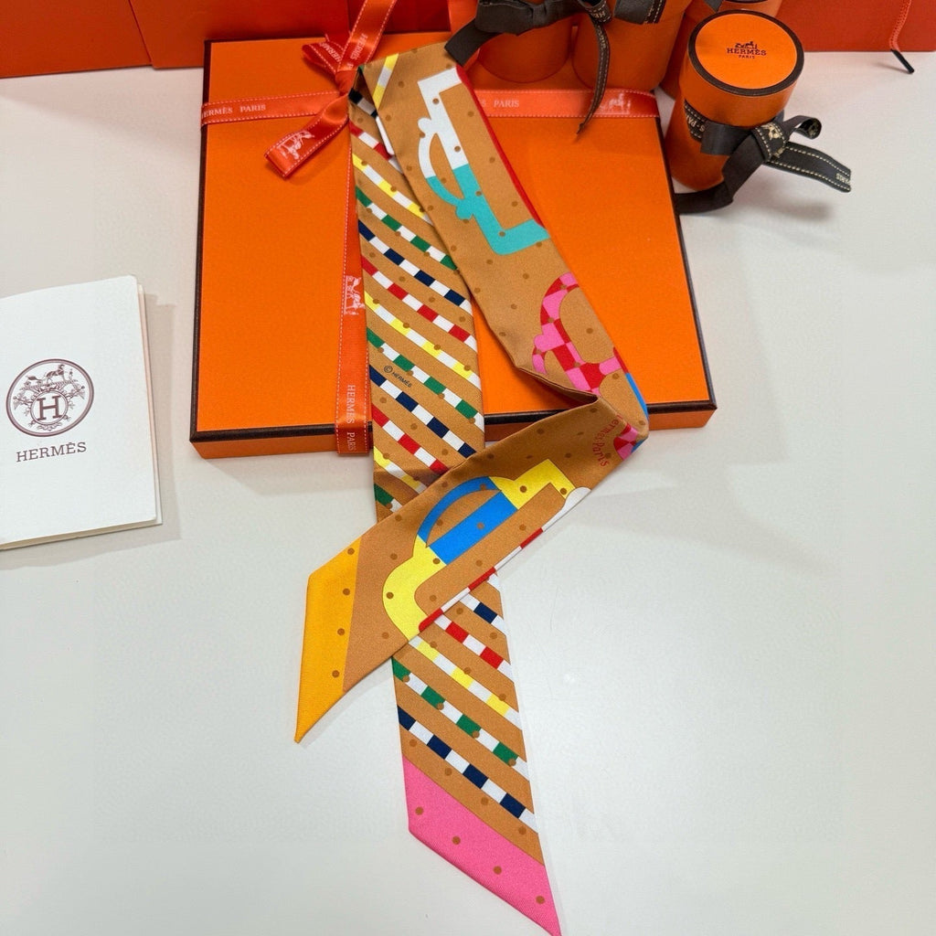 HERMES HERMES 25S SCARF TWILLY 86 IN SILK 987339