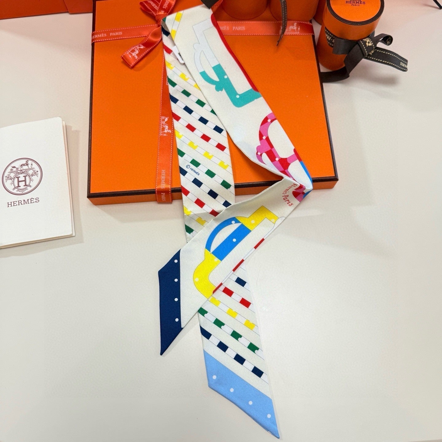 HERMES HERMES 25S SCARF TWILLY 86 IN SILK 987340