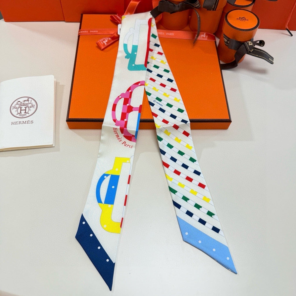 HERMES HERMES 25S SCARF TWILLY 86 IN SILK 987340