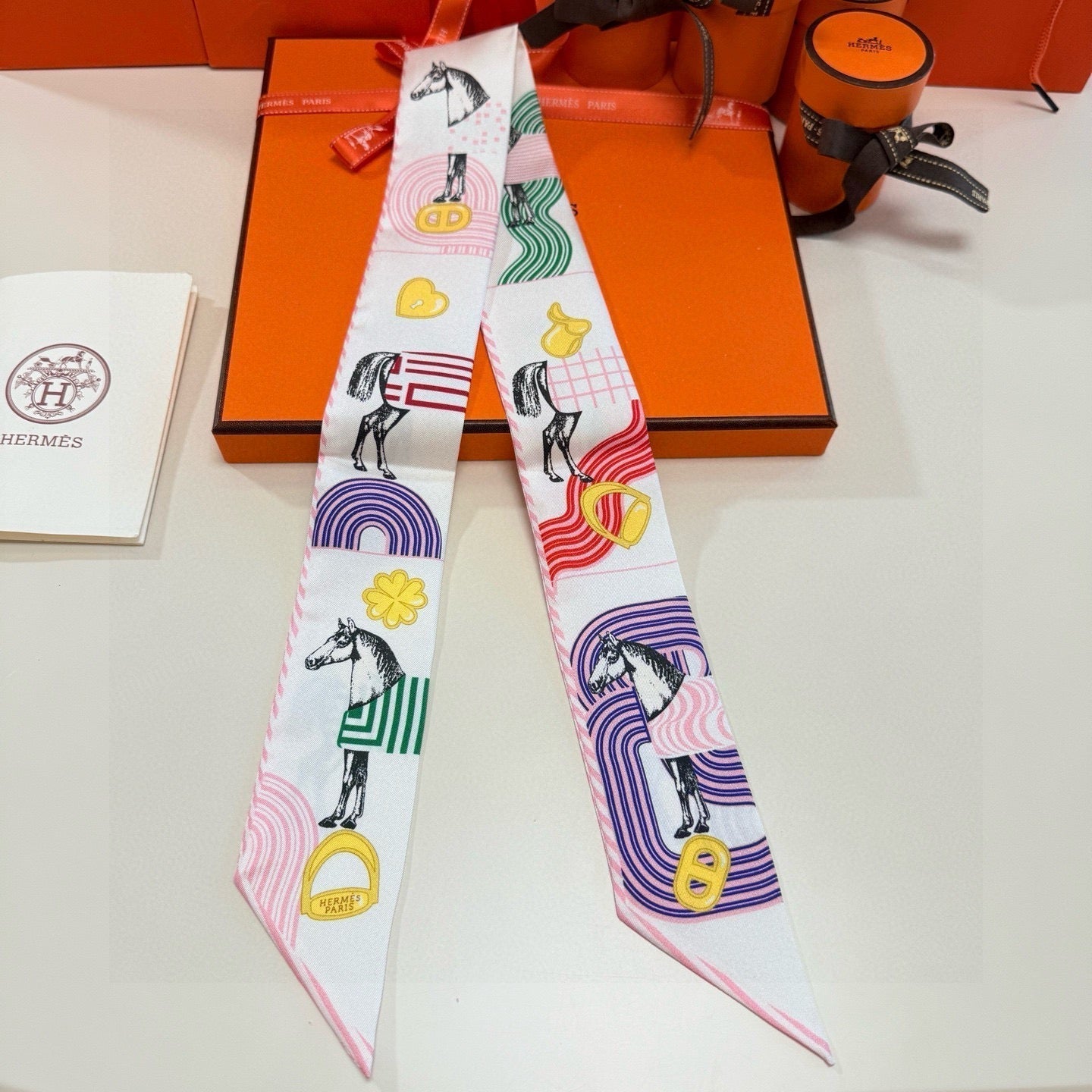 HERMES HERMES 25S SCARF TWILLY 86 IN SILK 987341
