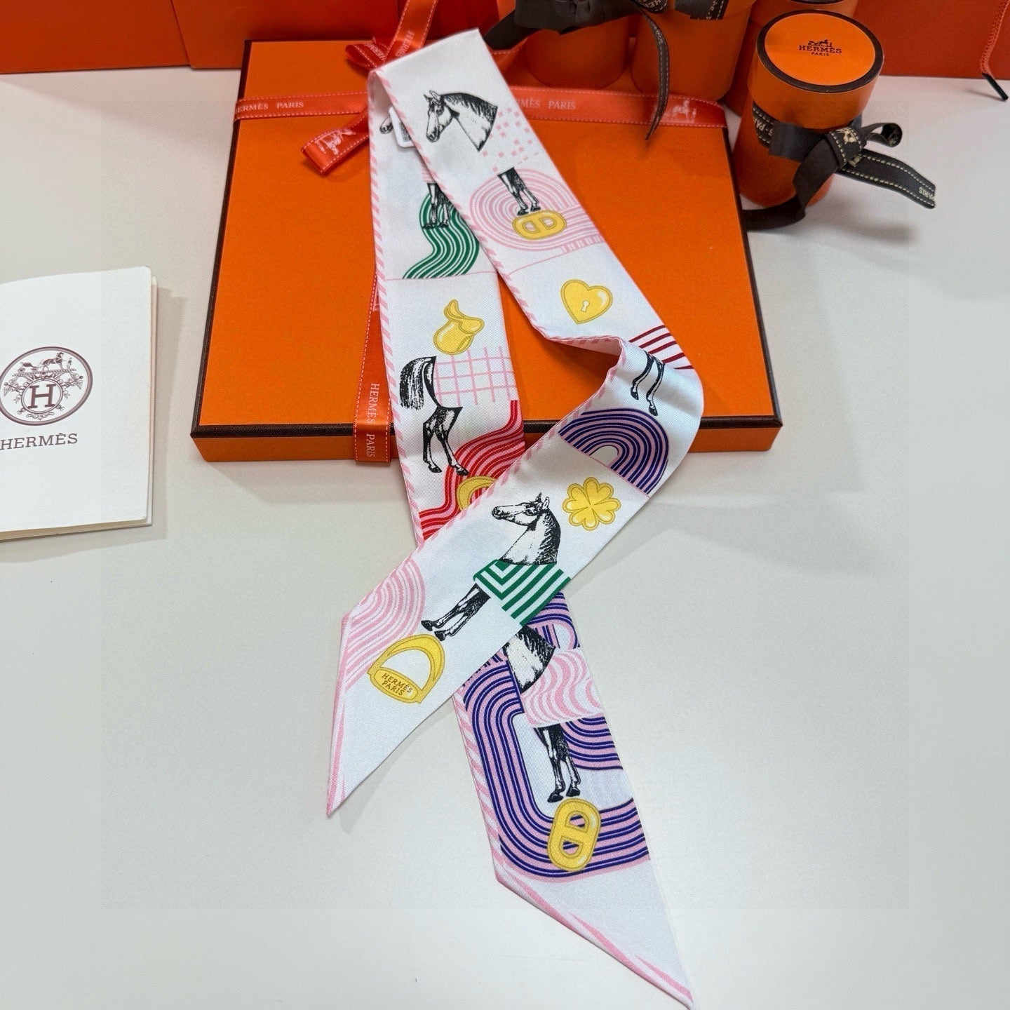 HERMES HERMES 25S SCARF TWILLY 86 IN SILK 987341