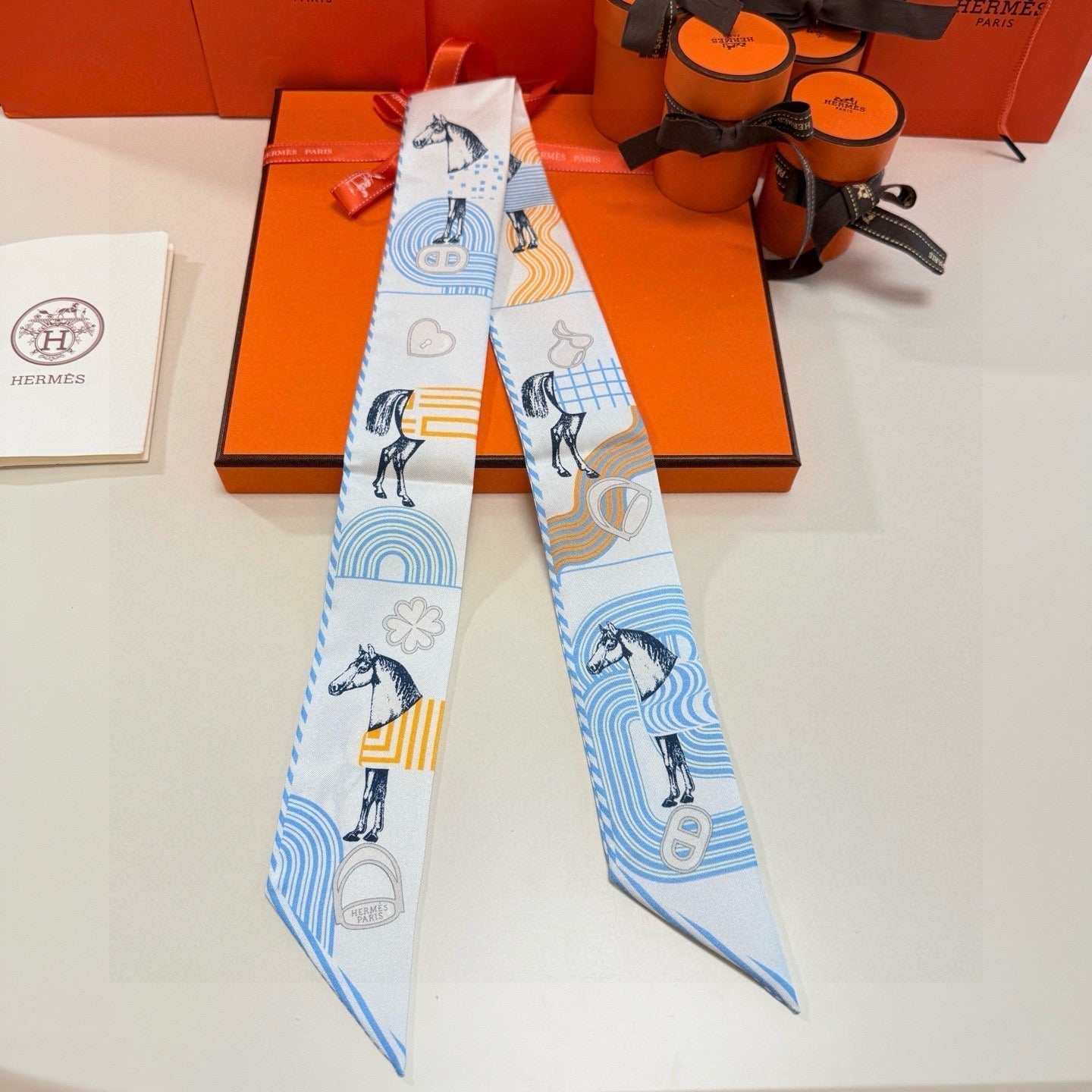 HERMES HERMES 25S SCARF TWILLY 86 IN SILK 987342