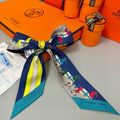 HERMES HERMES 25S TWILLY 86 IN SILK 989354