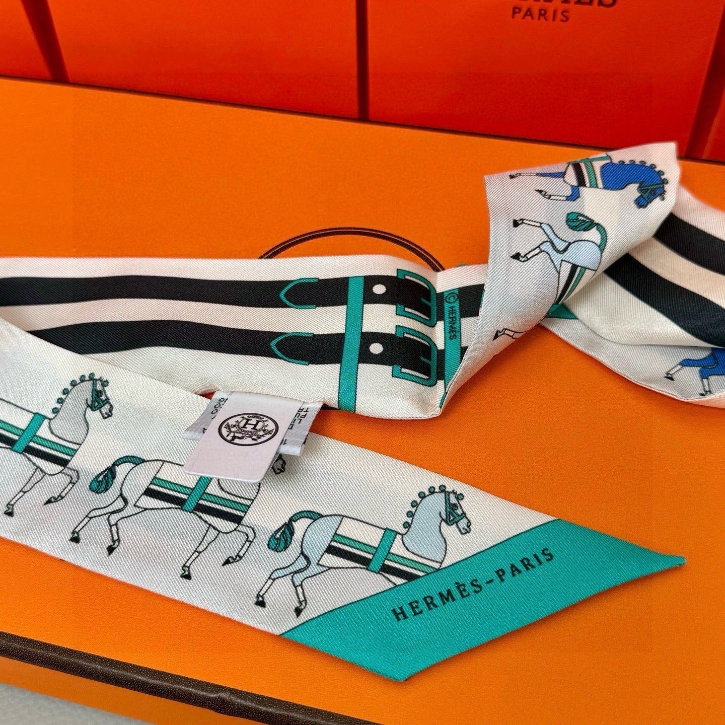 HERMES HERMES 25S TWILLY 86 IN SILK 989356