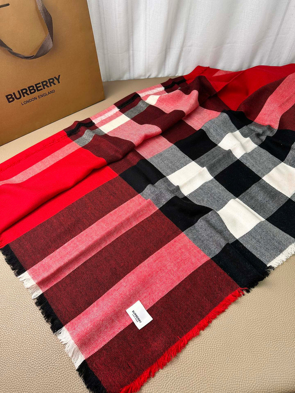 BURBERRY BBR SCARF 200 CM IN CASHMERE 474277