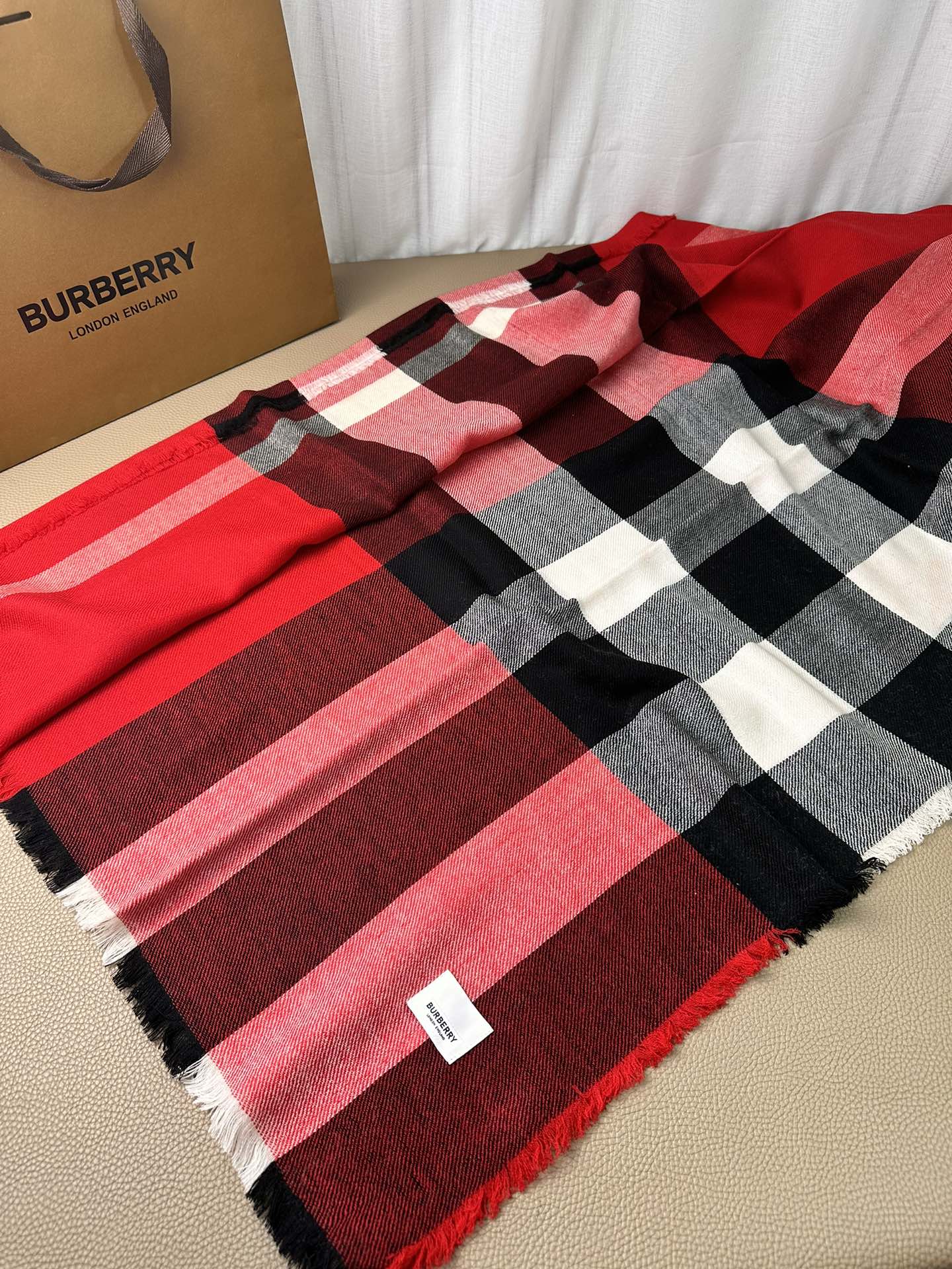 BURBERRY BBR SCARF 200 CM IN CASHMERE 474277