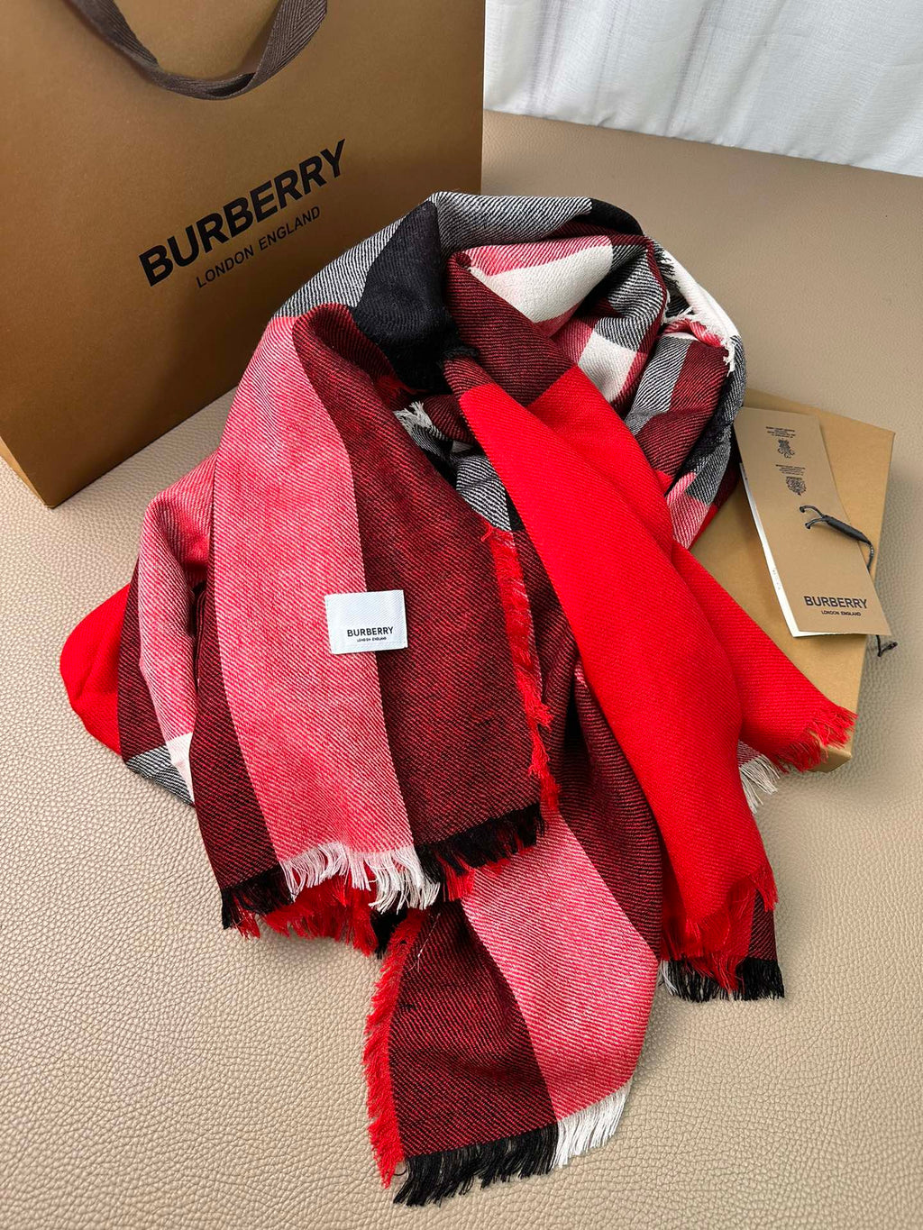 BURBERRY BBR SCARF 200 CM IN CASHMERE 474277
