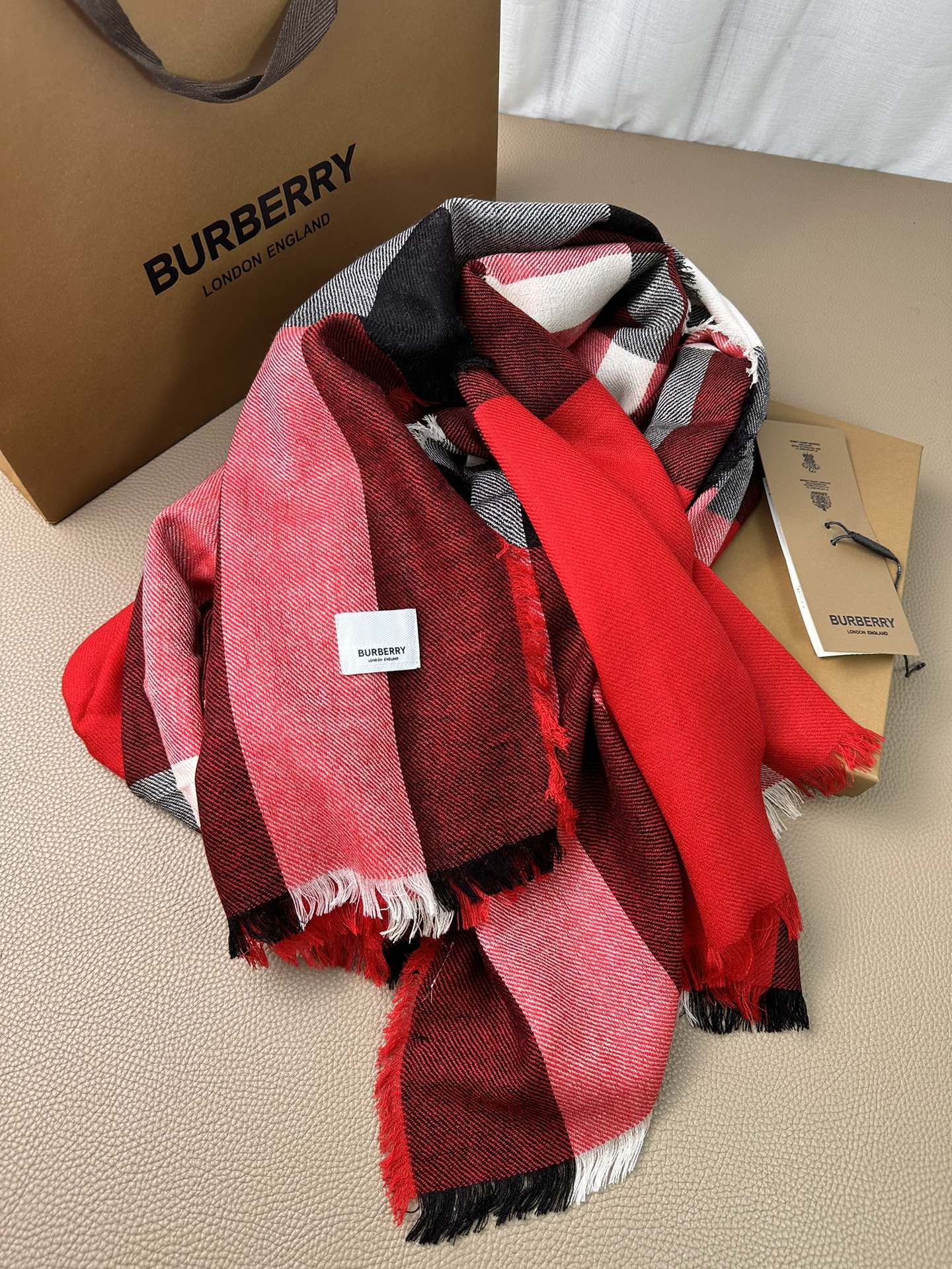 BURBERRY BBR SCARF 200 CM IN CASHMERE 474277