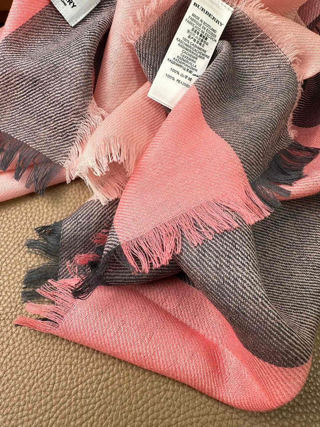BURBERRY BBR SCARF 200 CM IN CASHMERE 474279