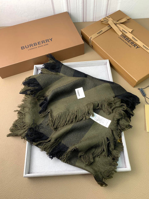 BURBERRY BBR SCARF 240 CM IN CASHMERE 508525