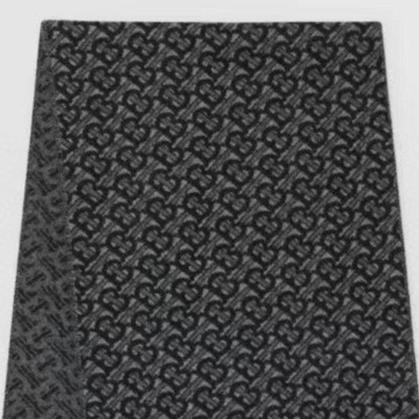 BURBERRY SCARF 168 CM IN DARK GRAY CASHMERE 394721