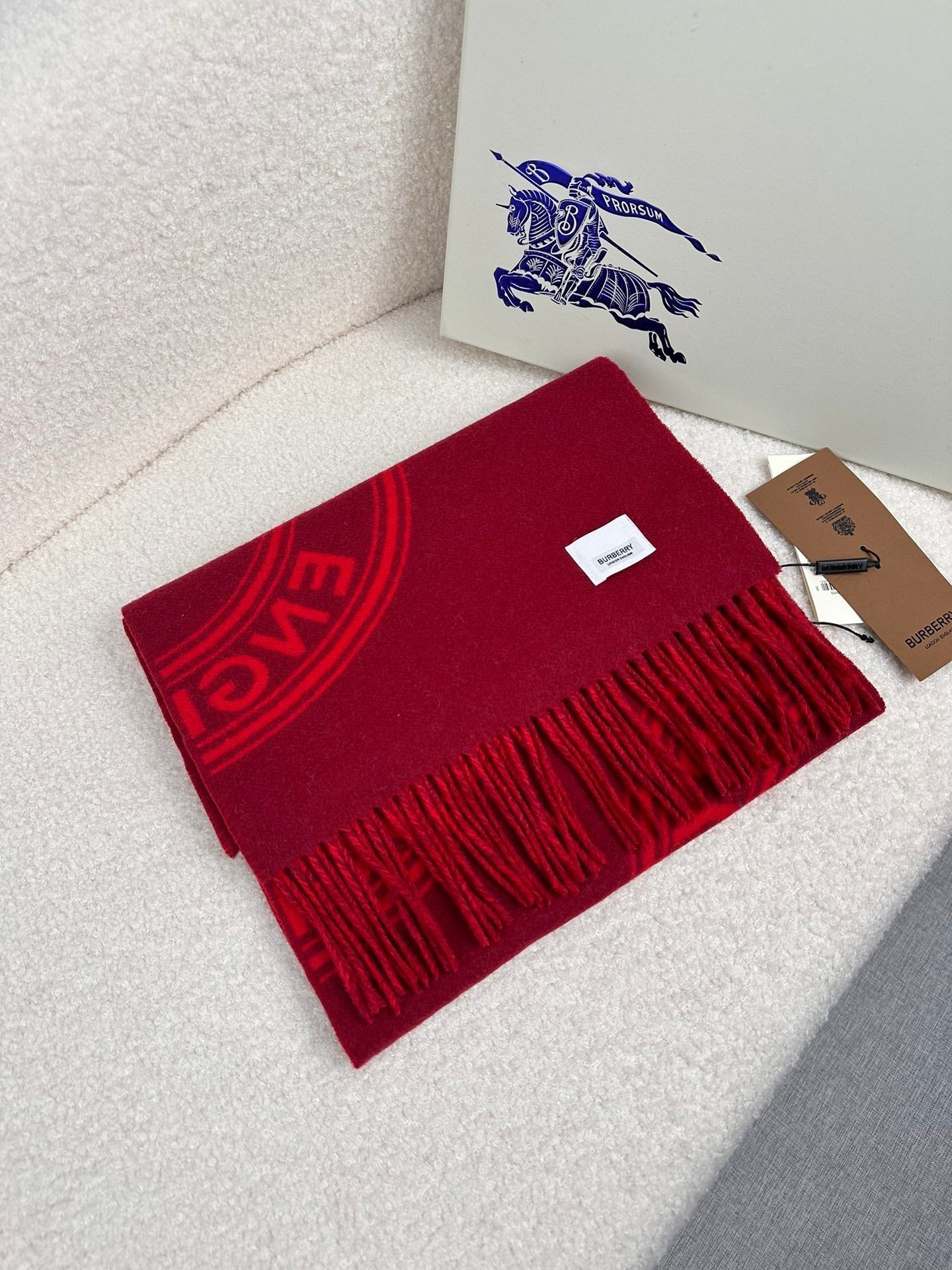 BURBERRY BBR SCARF IN CASHMERE 505316