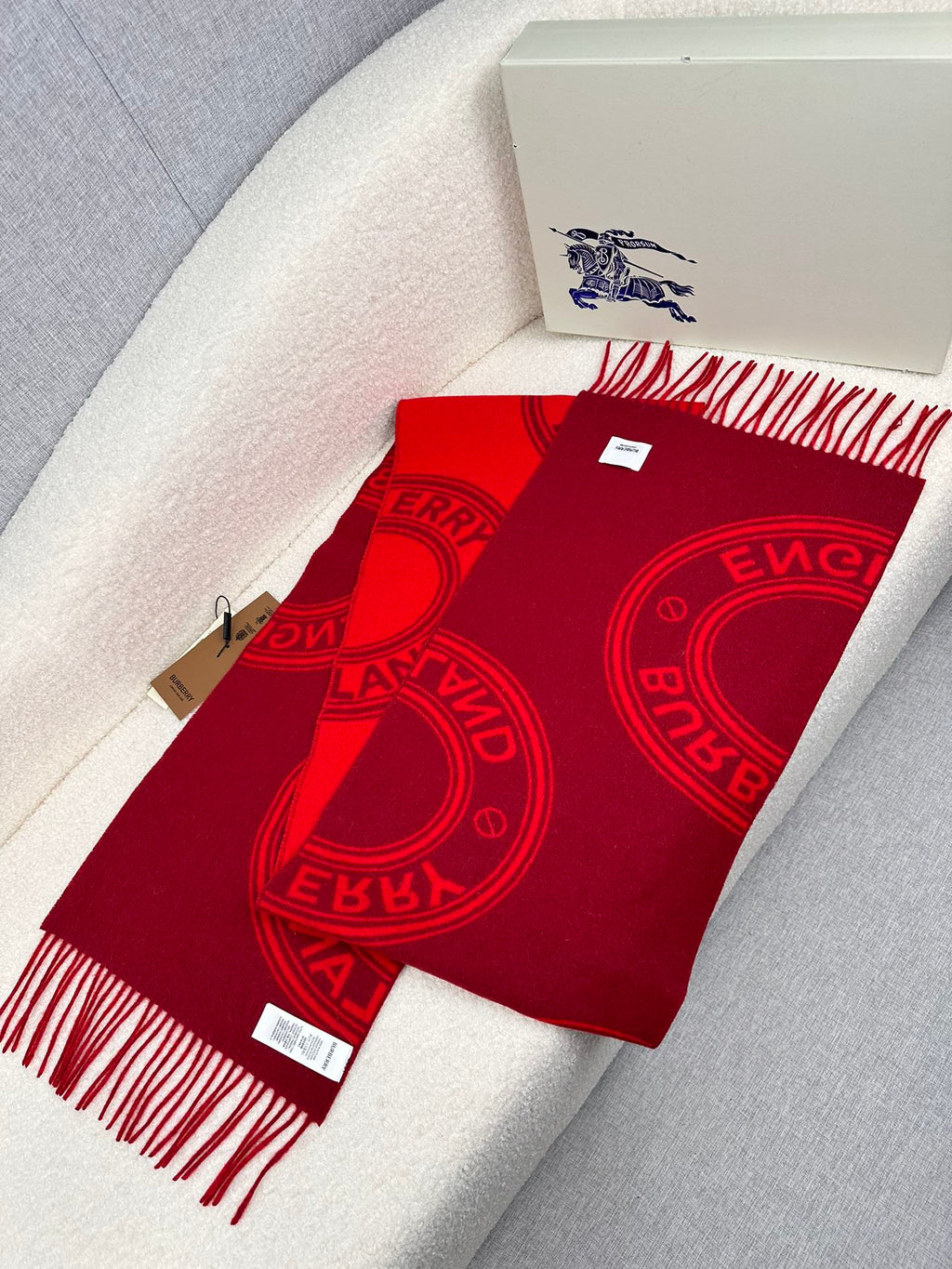 BURBERRY BBR SCARF IN CASHMERE 505316
