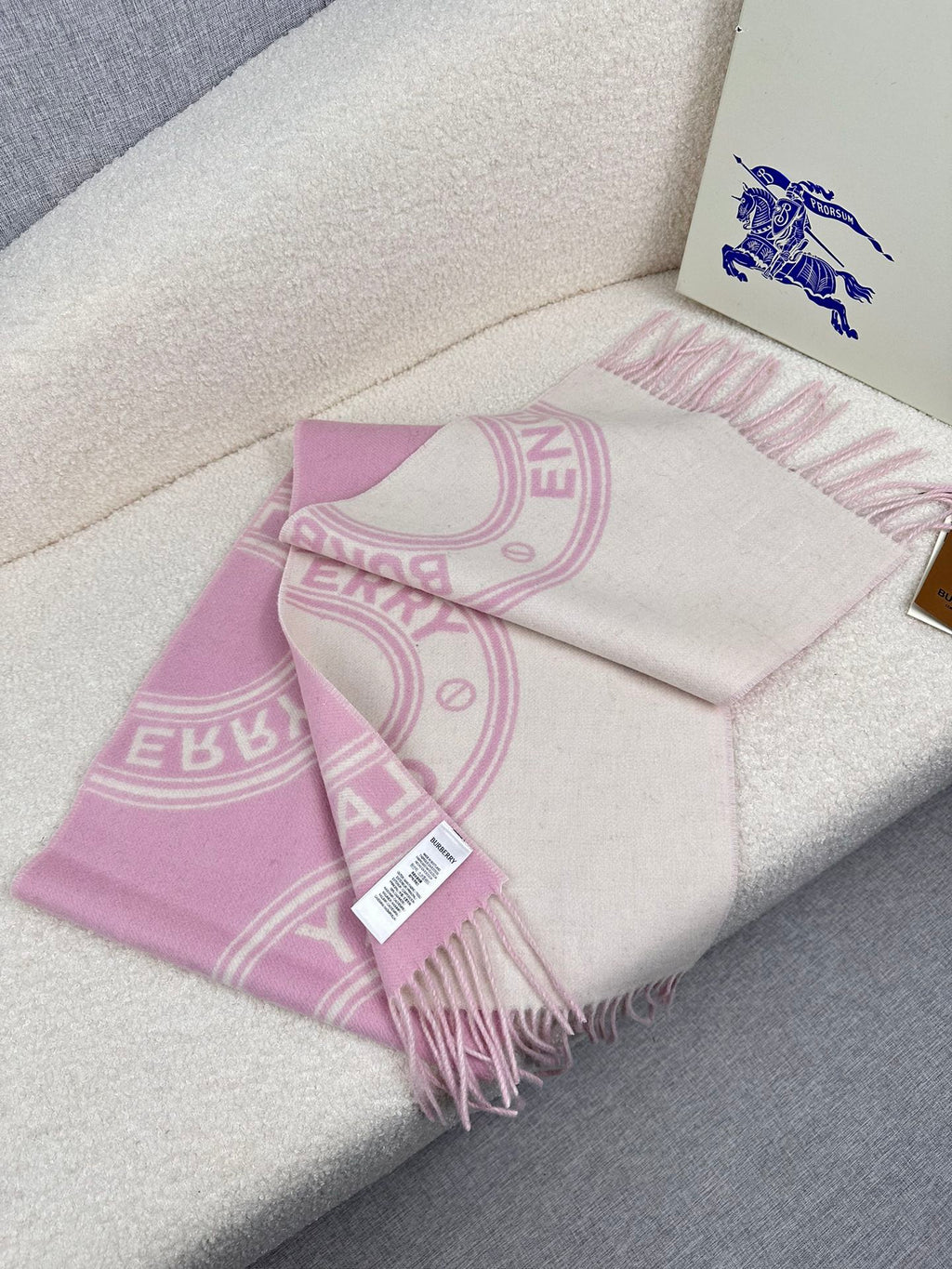 BURBERRY BBR SCARF IN CASHMERE 505318