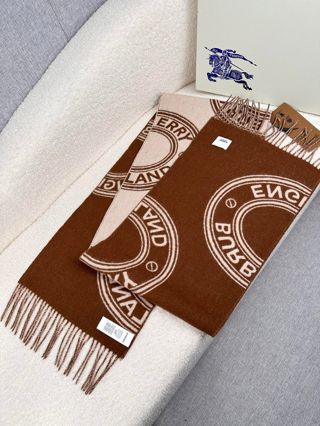 BURBERRY BBR SCARF IN CASHMERE 505319