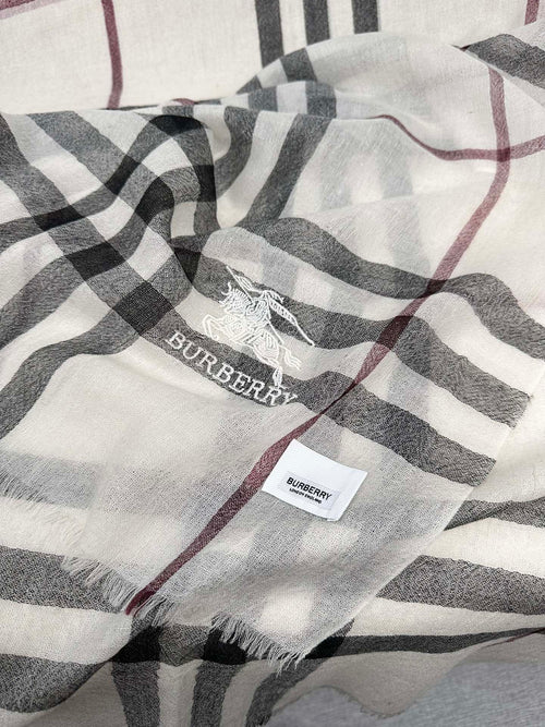 BURBERRY BBR SCARF 220 CM IN CASHMERE 490971