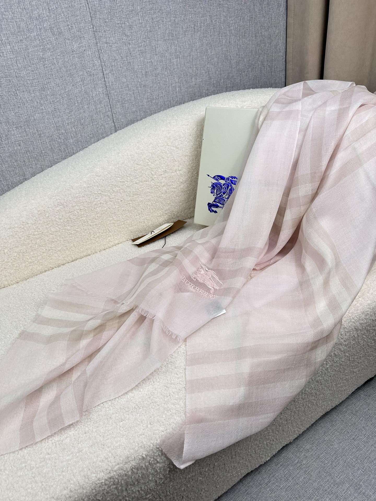 BURBERRY BBR SCARF 220 CM IN CASHMERE 490972