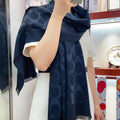 COACH SCARF 180 CM IN BLACK CASHMERE 332873
