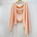 COACH SCARF 180 CM IN PECHY PINK CASHMERE 332876