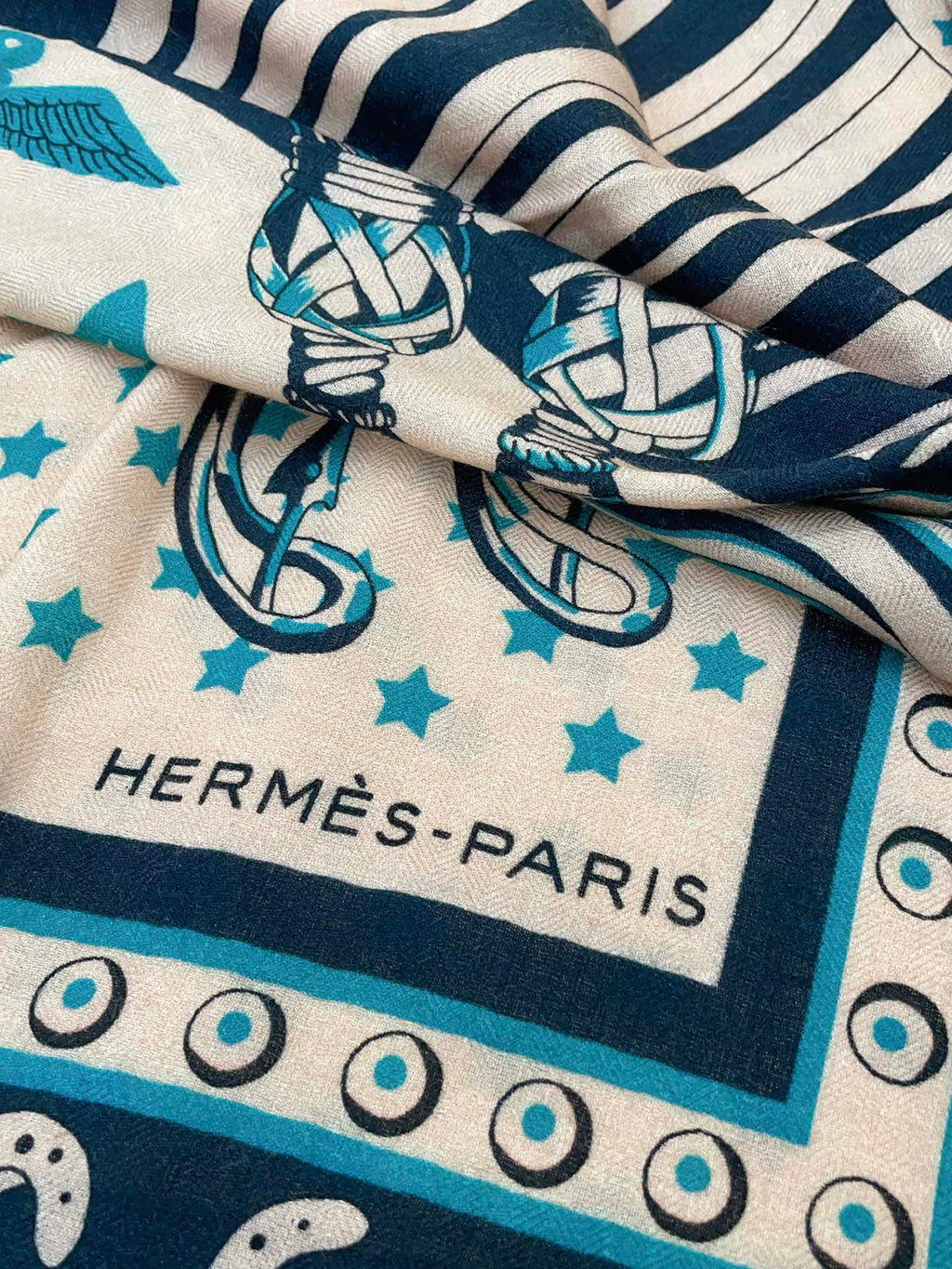HERMES SCARF 135 CM COLORFUL 388153
