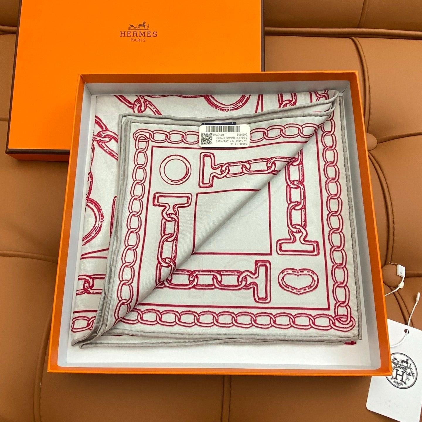 HERMES HERMES 25S SCARF 90 IN SILK 703665
