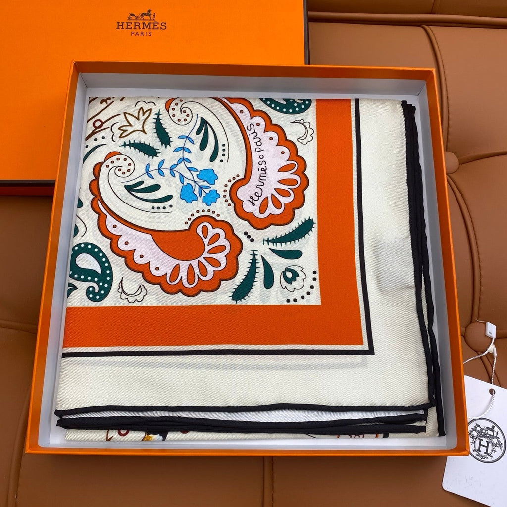 HERMES HERMES 25S SCARF 90 IN SILK 703669