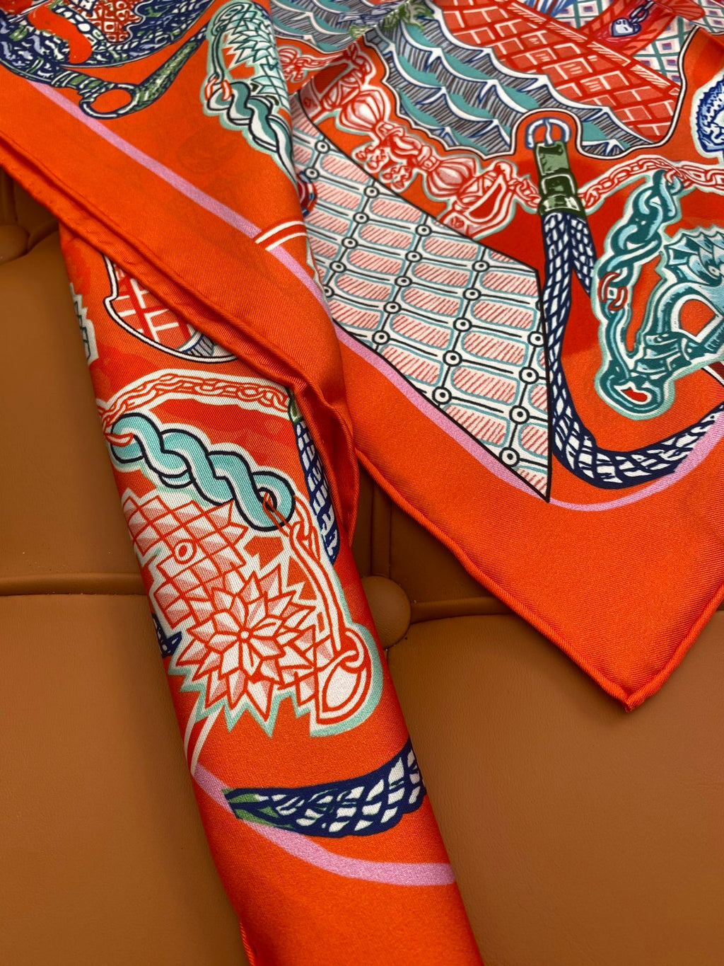 HERMES HERMES 25S SCARF 90 IN SILK 703684