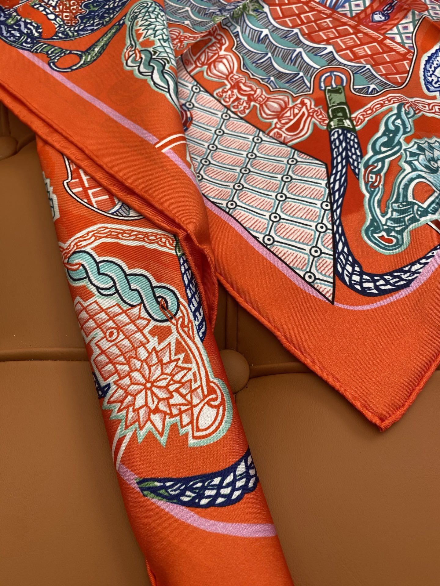 HERMES HERMES 25S SCARF 90 IN SILK 703684