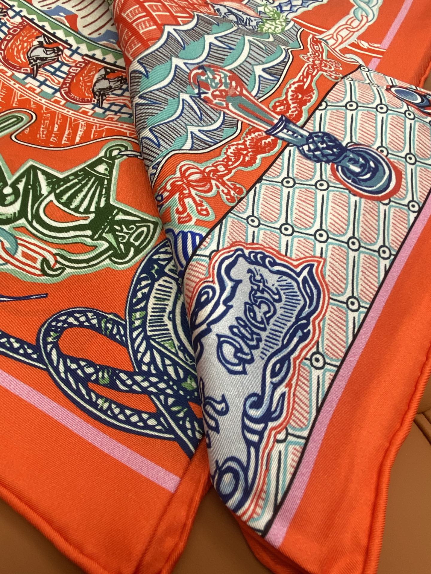 HERMES HERMES 25S SCARF 90 IN SILK 703684