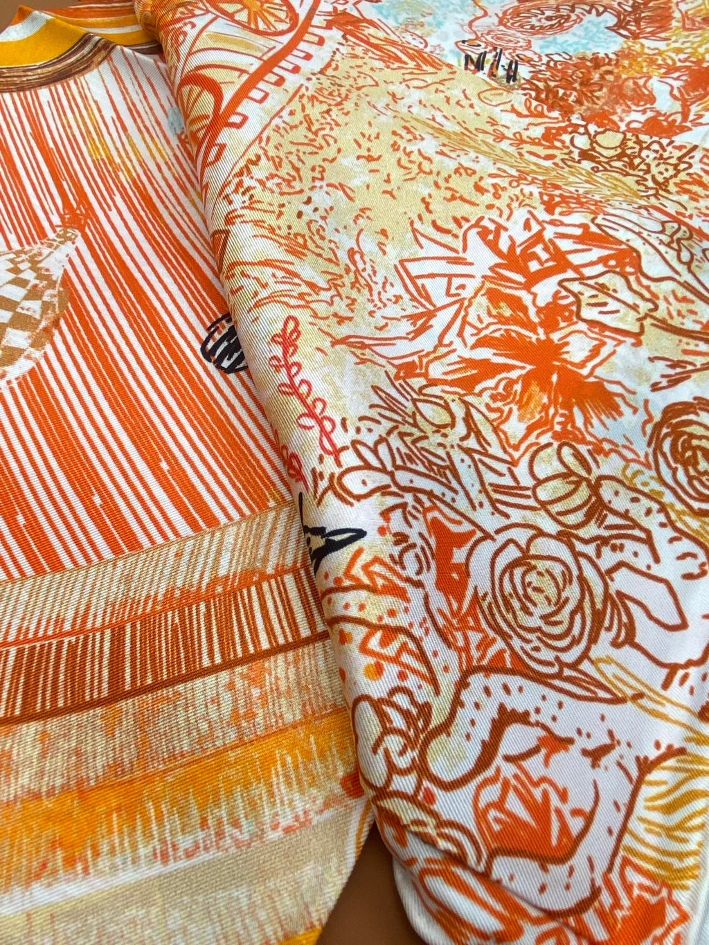 HERMES HERMES 25S SCARF 90 IN SILK 703689