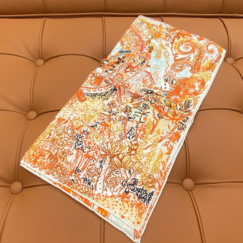 HERMES HERMES 25S SCARF 90 IN SILK 703689