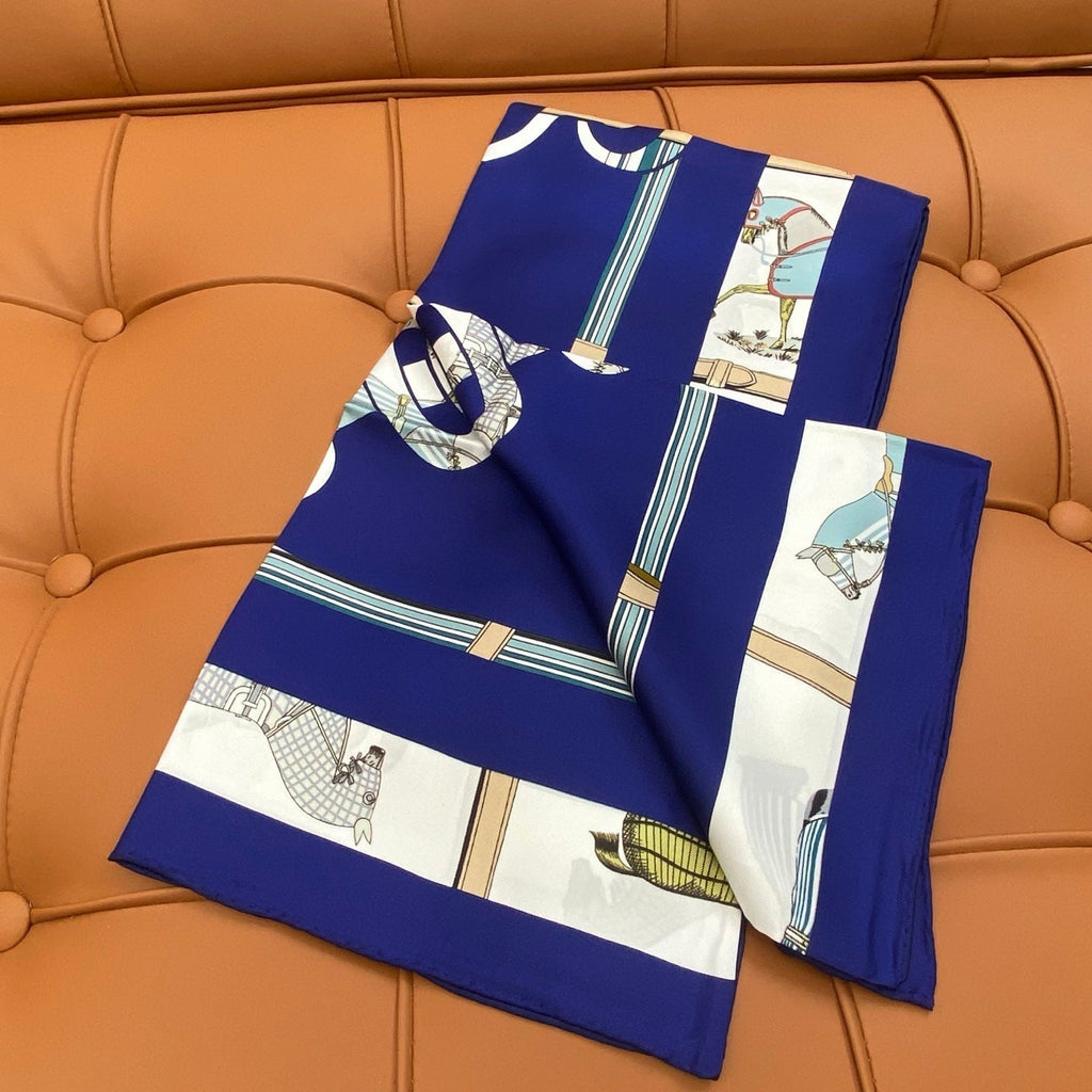 HERMES HERMES 25S SCARF 90 IN SILK 703707