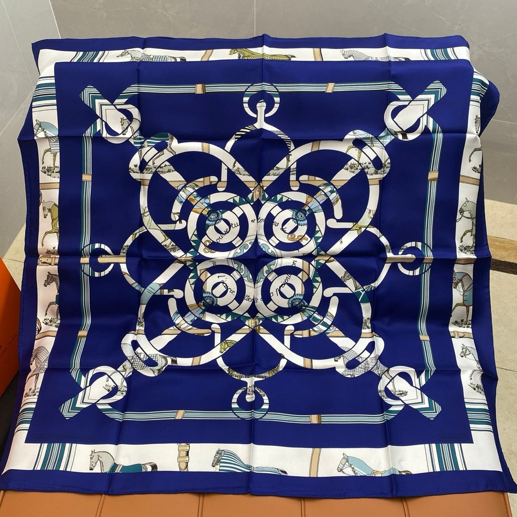 HERMES HERMES 25S SCARF 90 IN SILK 703707