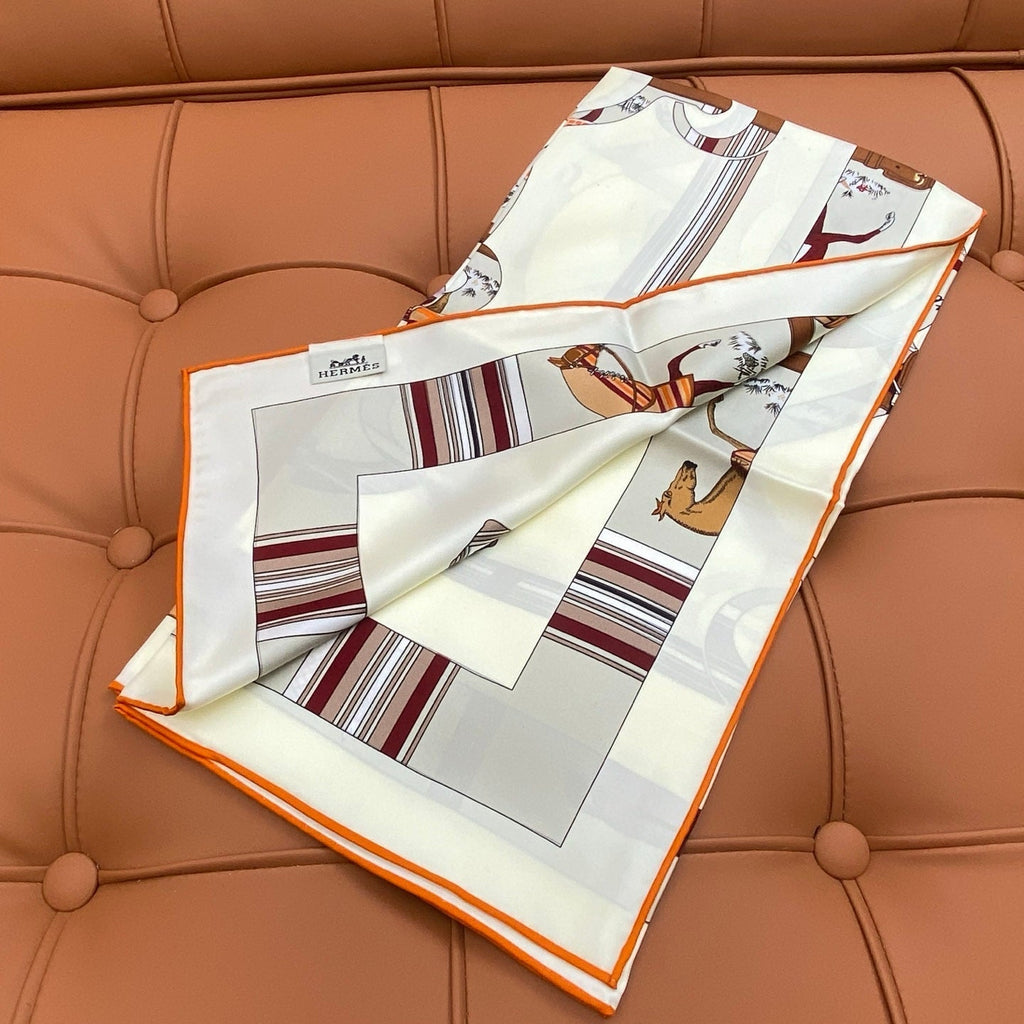 HERMES HERMES 25S SCARF 90 IN SILK 703708