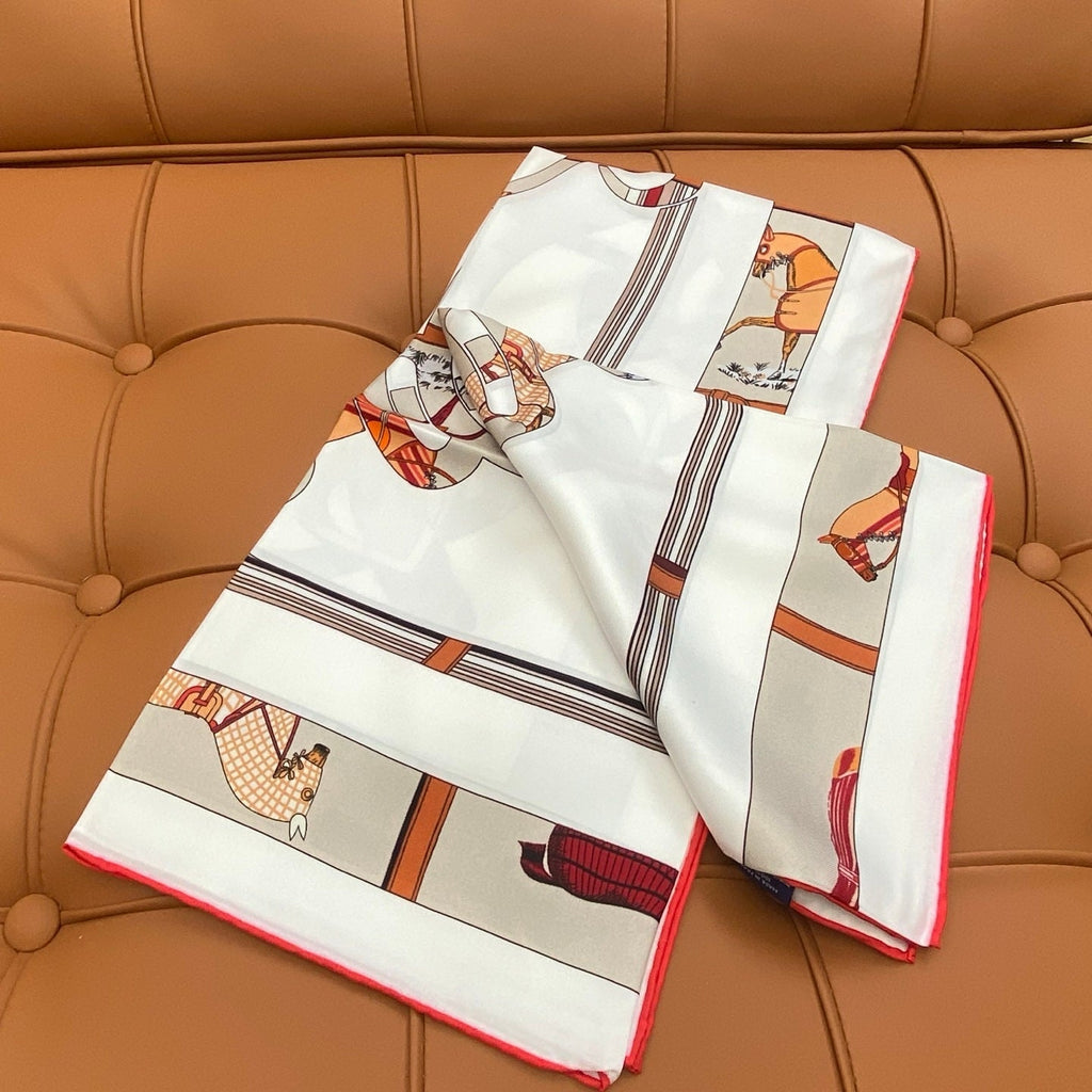 HERMES HERMES 25S SCARF 90 IN SILK 703709