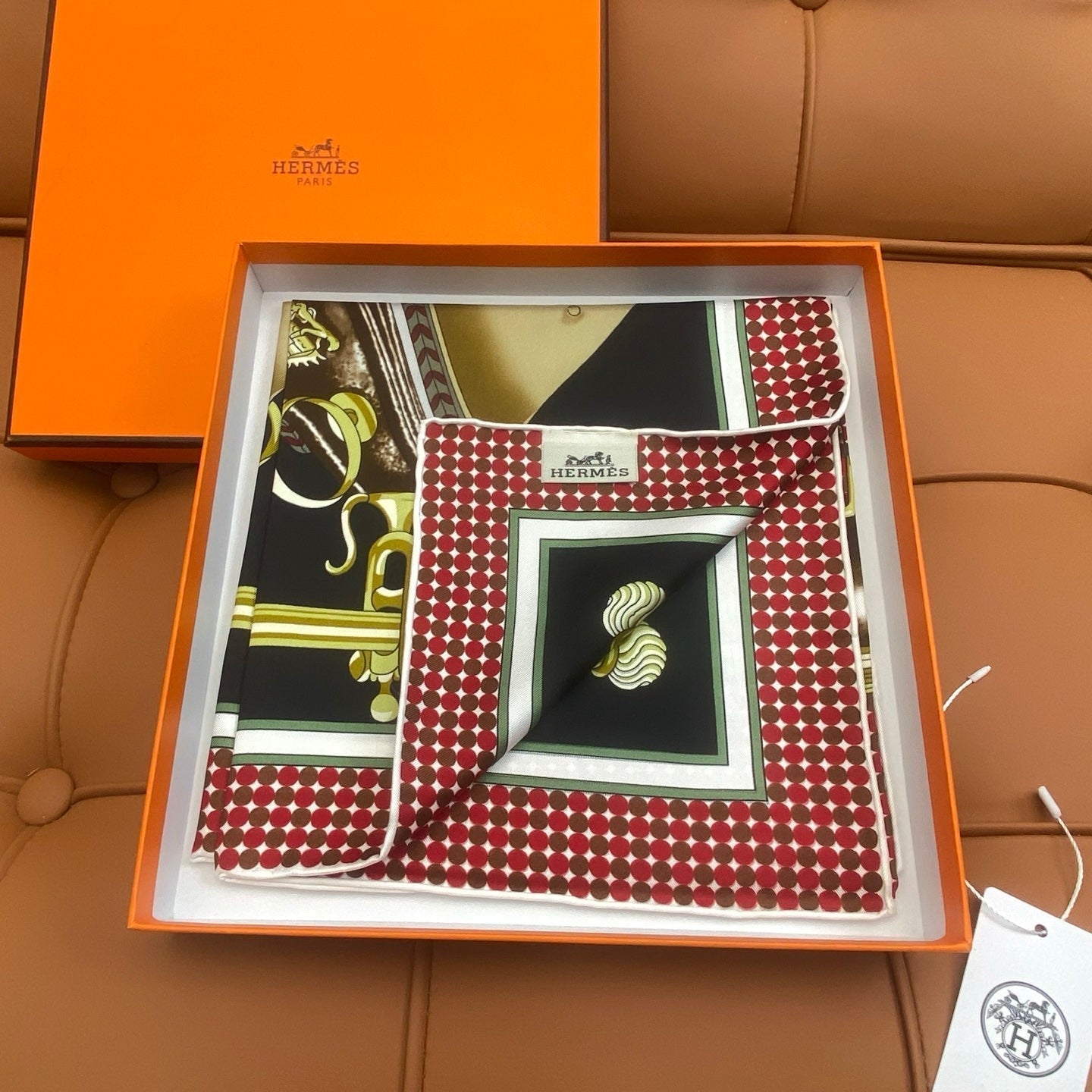 HERMES HERMES 25S SCARF 90 IN SILK 709677