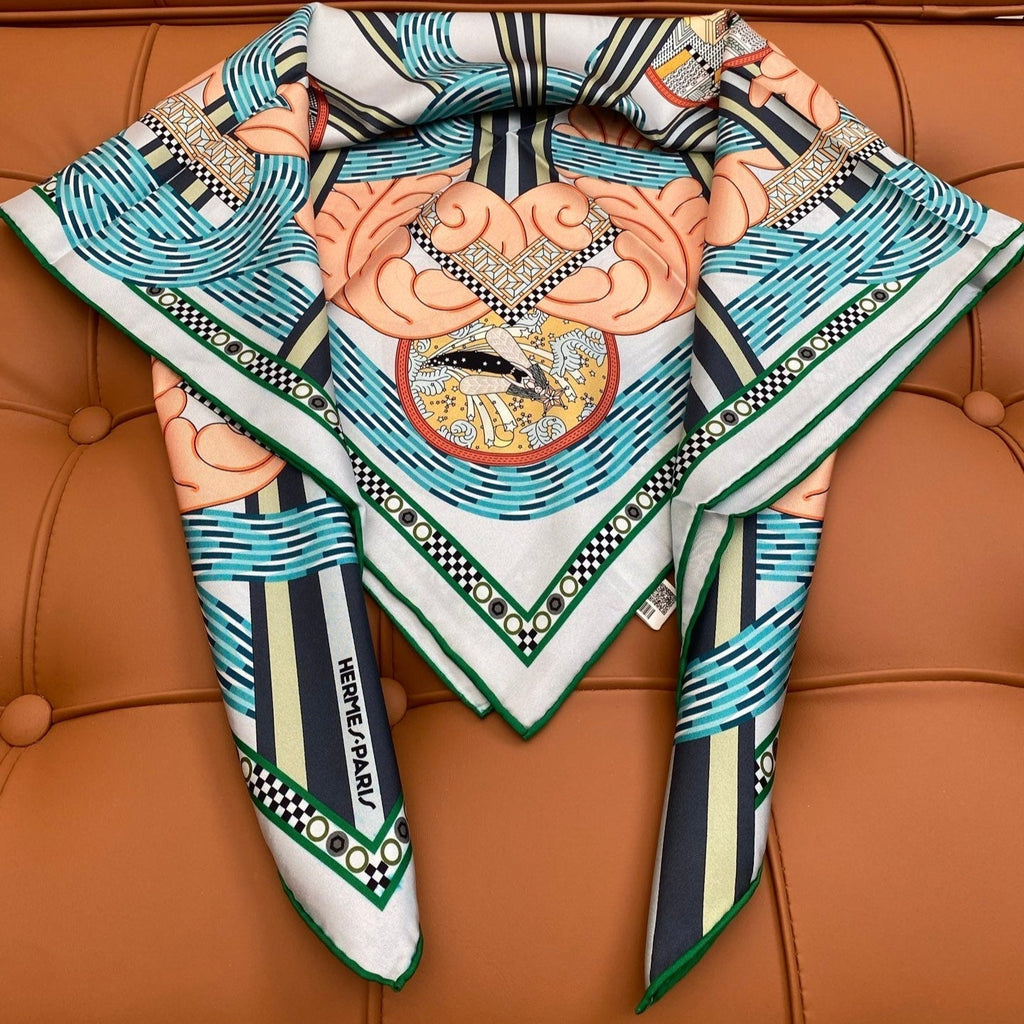 HERMES HERMES 25S SCARF 90 IN SILK 709683