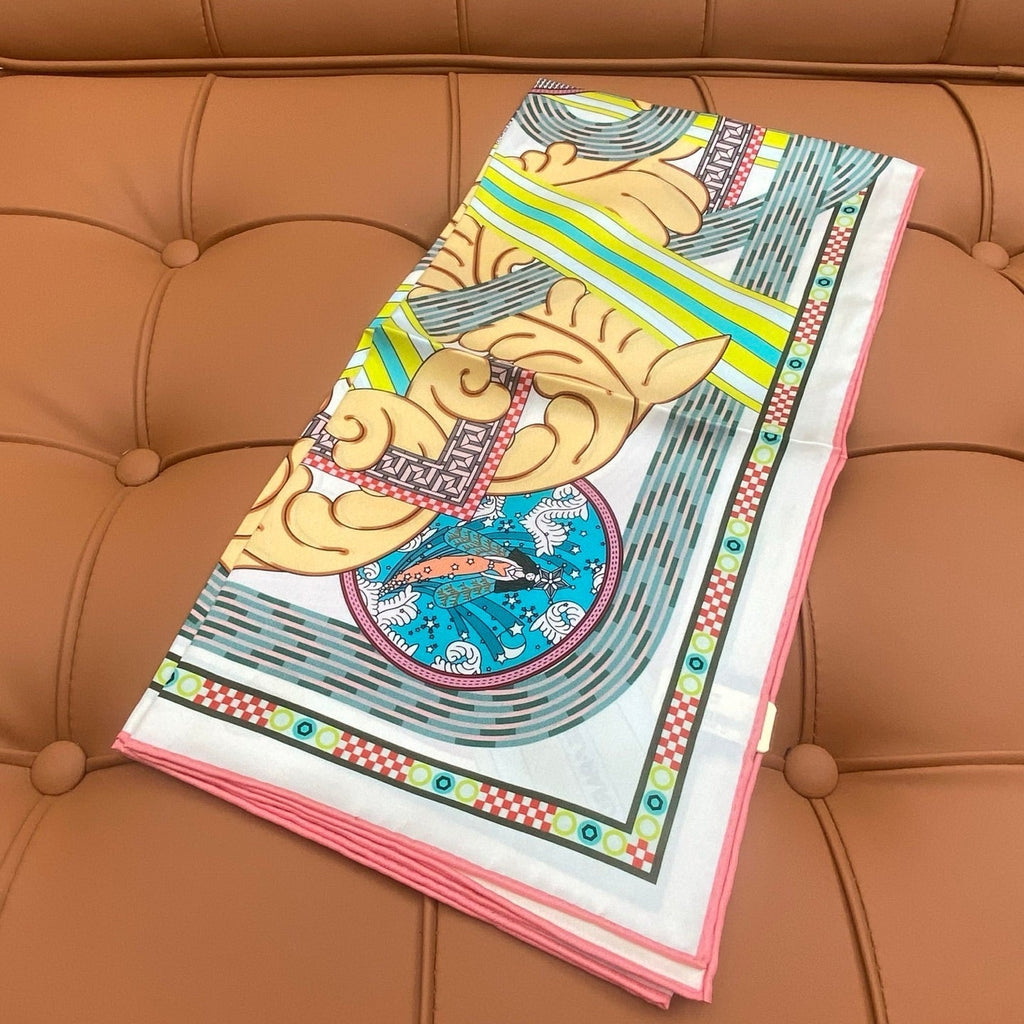 HERMES HERMES 25S SCARF 90 IN SILK 709684