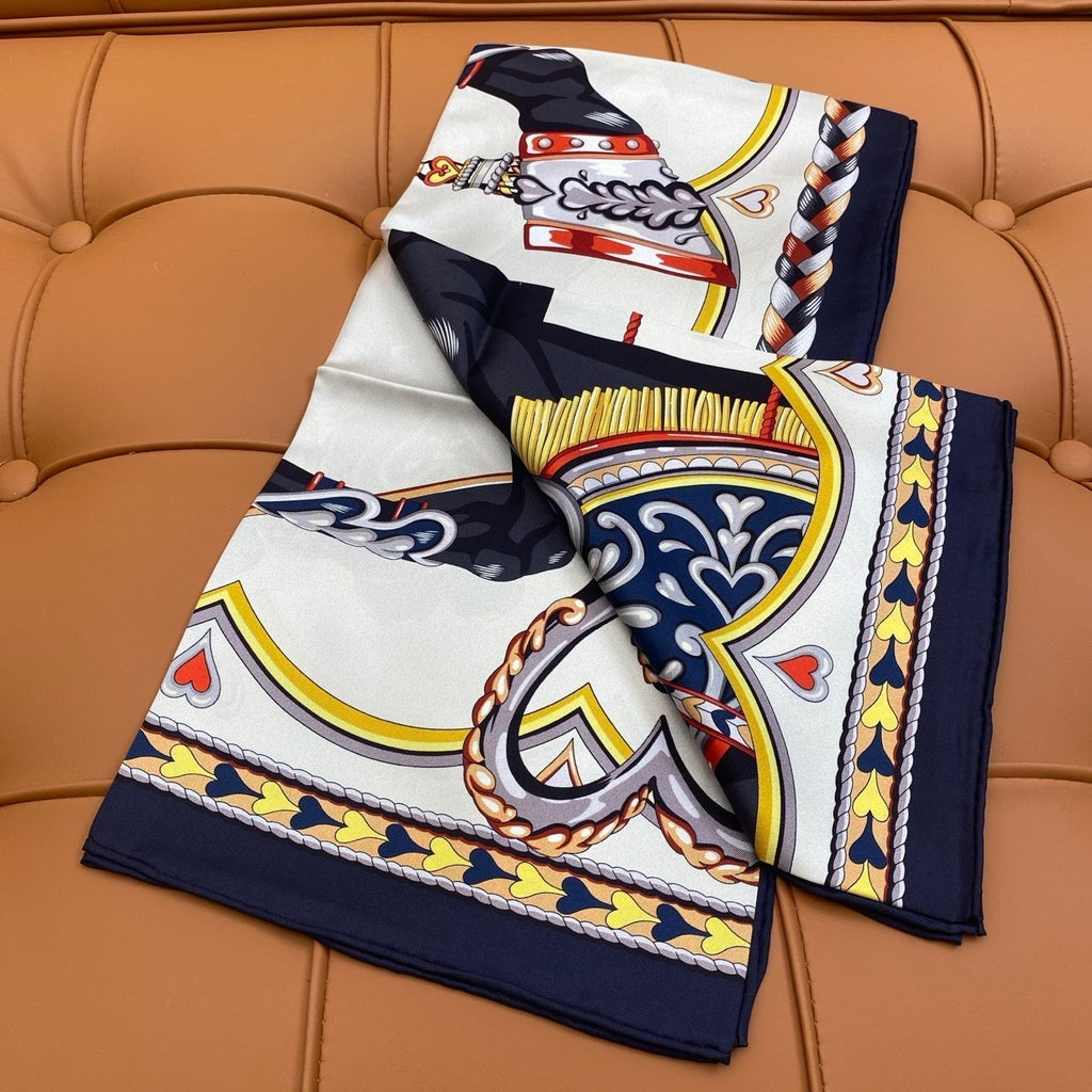 HERMES HERMES 25S SCARF 90 IN SILK 709687