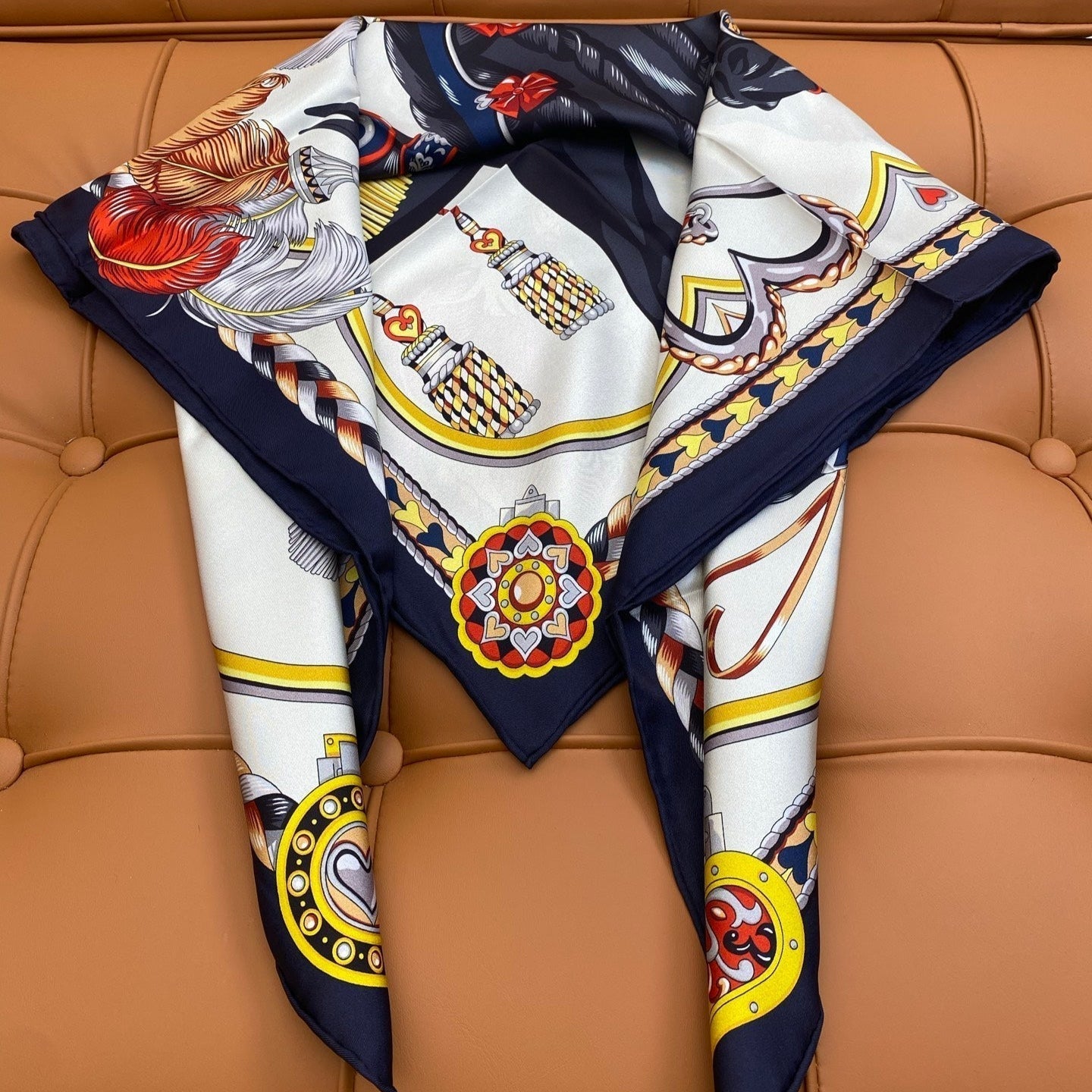 HERMES HERMES 25S SCARF 90 IN SILK 709687