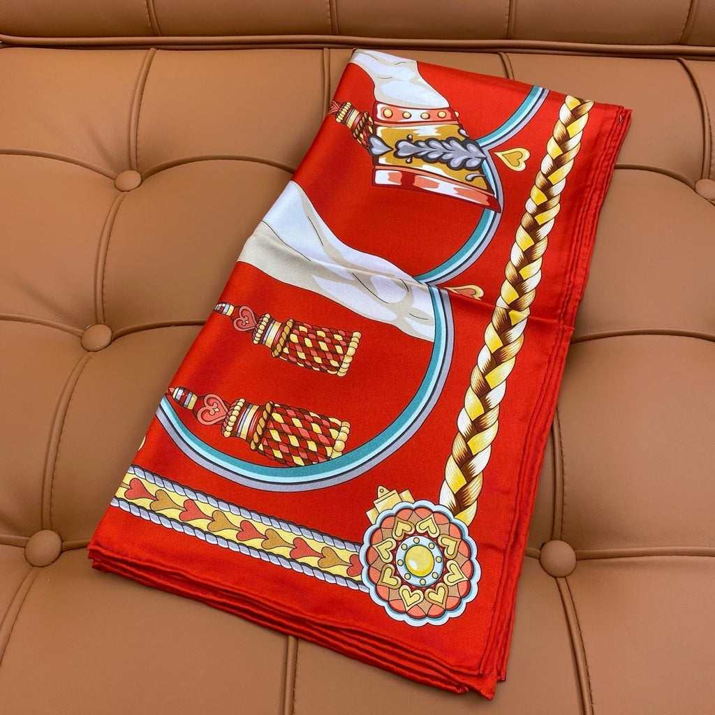 HERMES HERMES 25S SCARF 90 IN SILK 709688