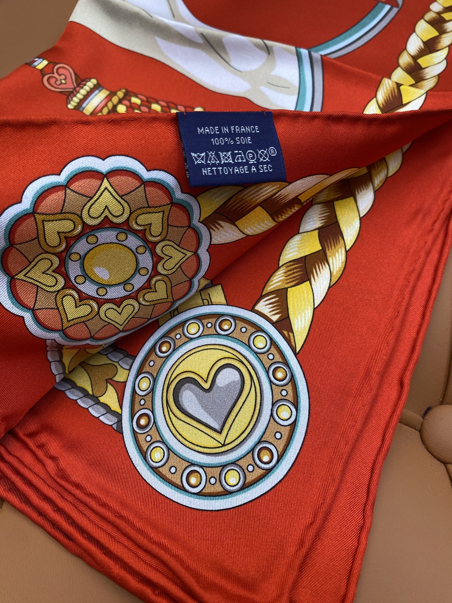 HERMES HERMES 25S SCARF 90 IN SILK 709688