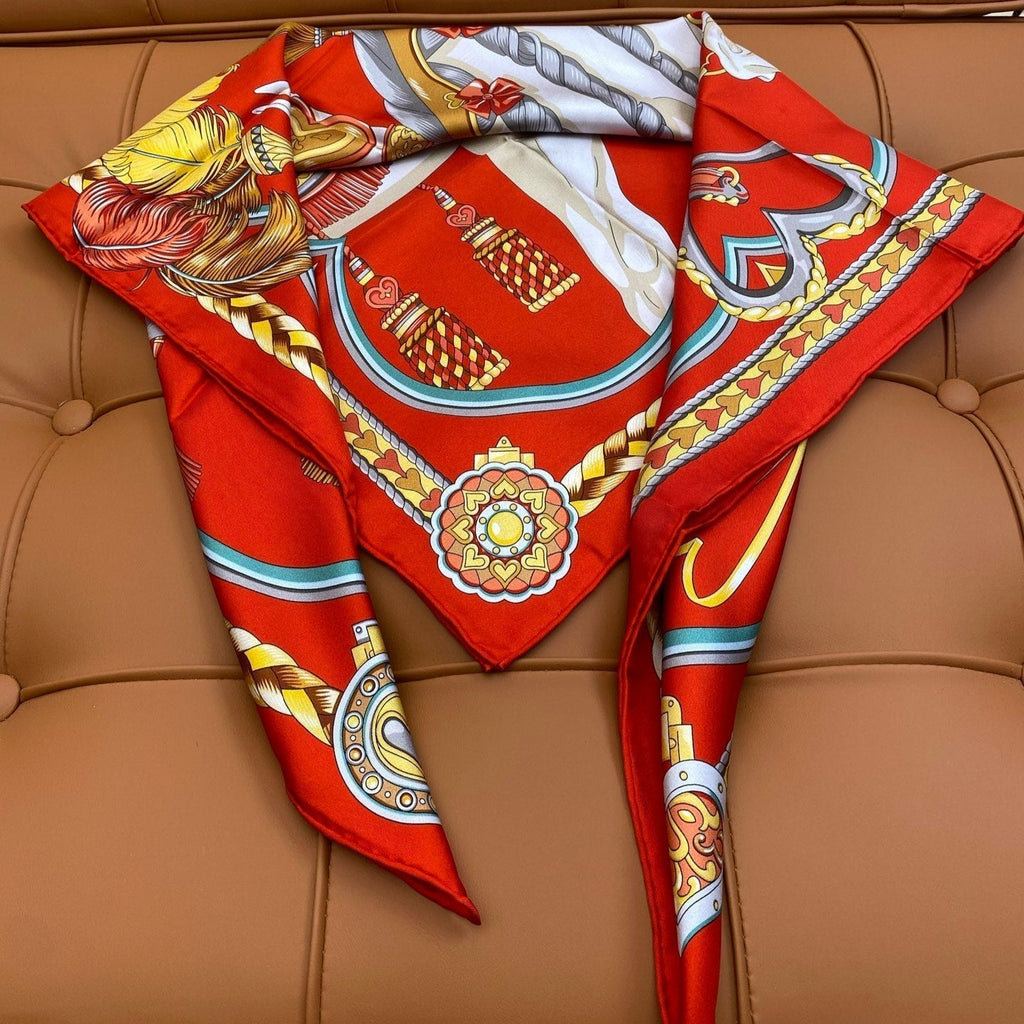 HERMES HERMES 25S SCARF 90 IN SILK 709688