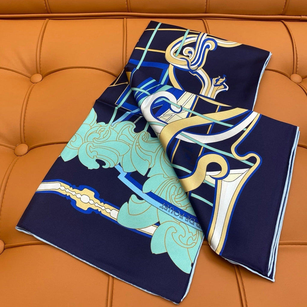 HERMES HERMES 25S SCARF 90 IN SILK 718489