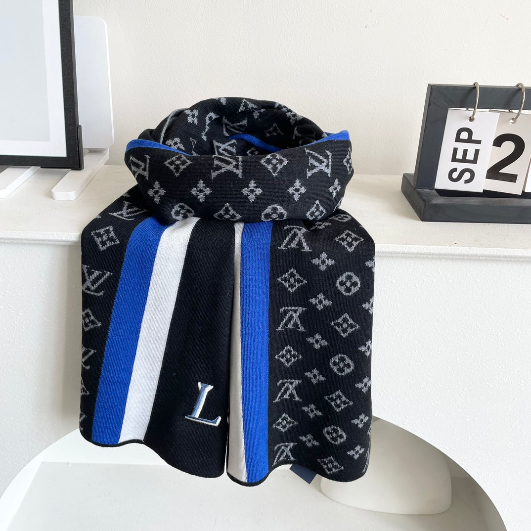 LOUIS VUITTON SCARF 180 CM IN COLORFUL CASHMERE 392966