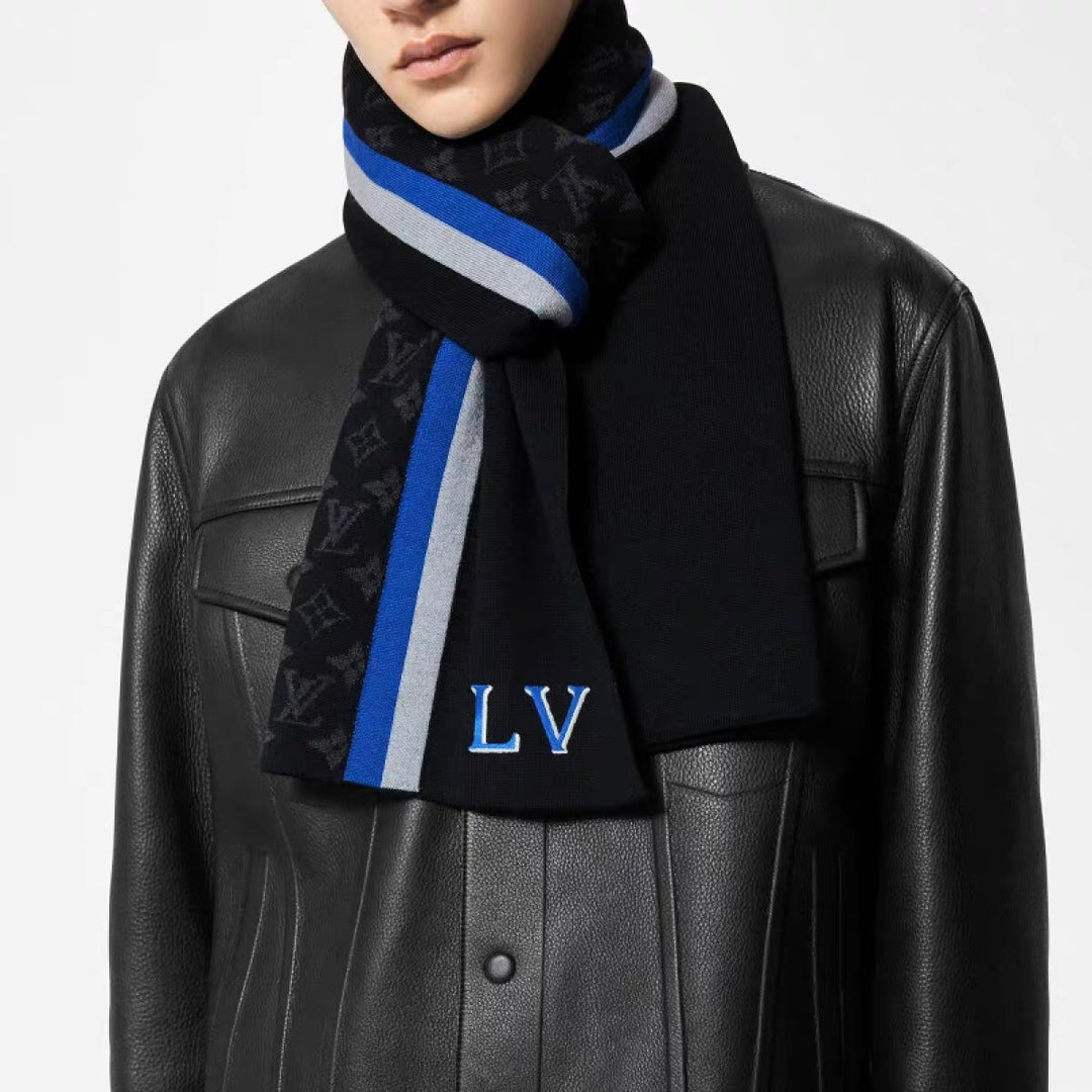 LOUIS VUITTON SCARF 180 CM IN COLORFUL CASHMERE 392966