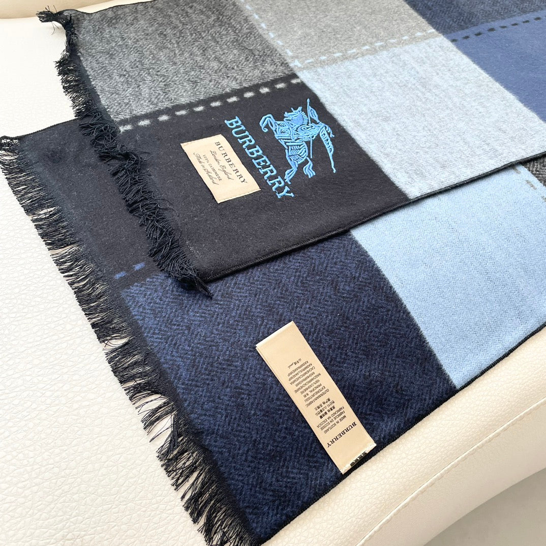 BURBERRY BBR SCARF 180 CM IN CASHMERE 487518
