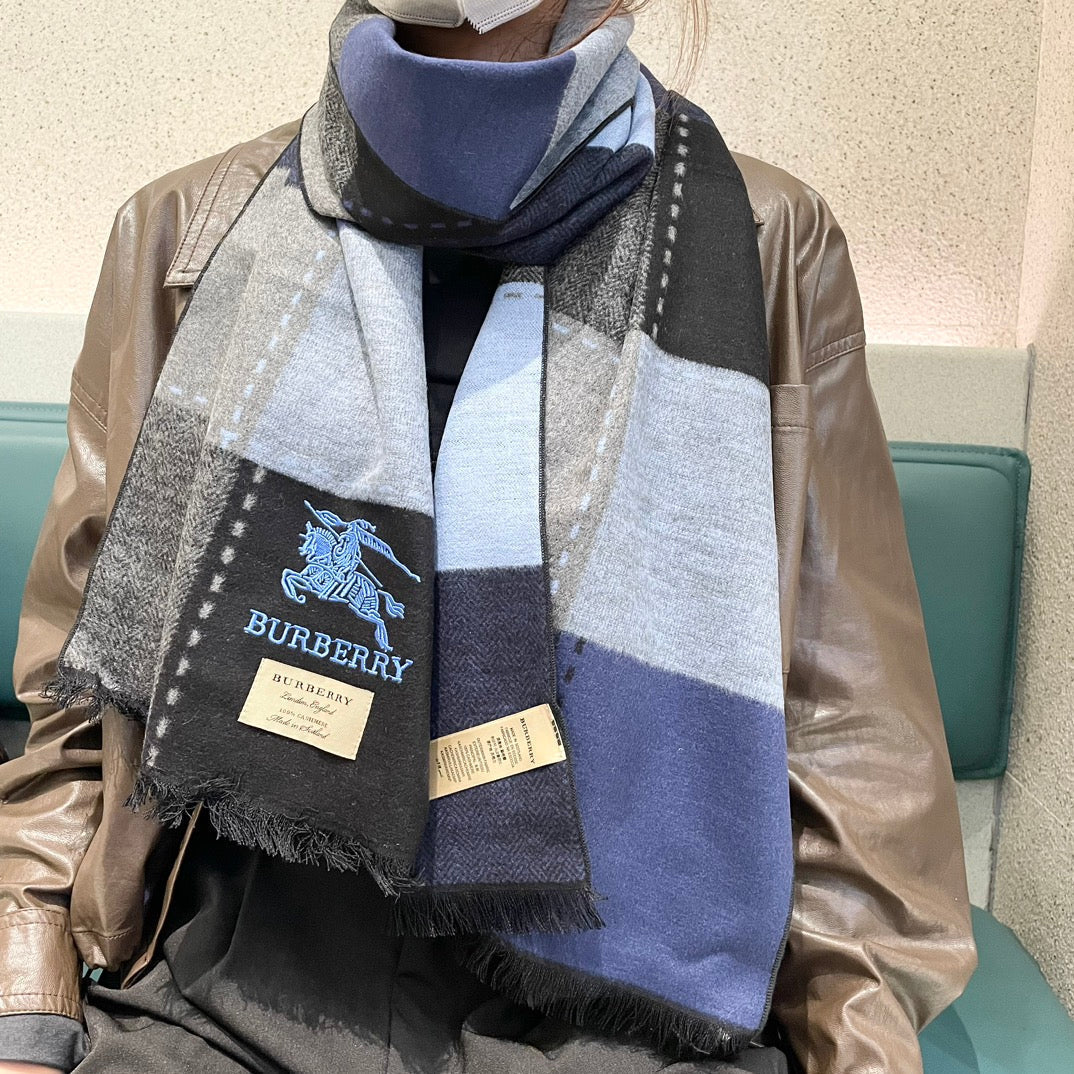BURBERRY BBR SCARF 180 CM IN CASHMERE 487518