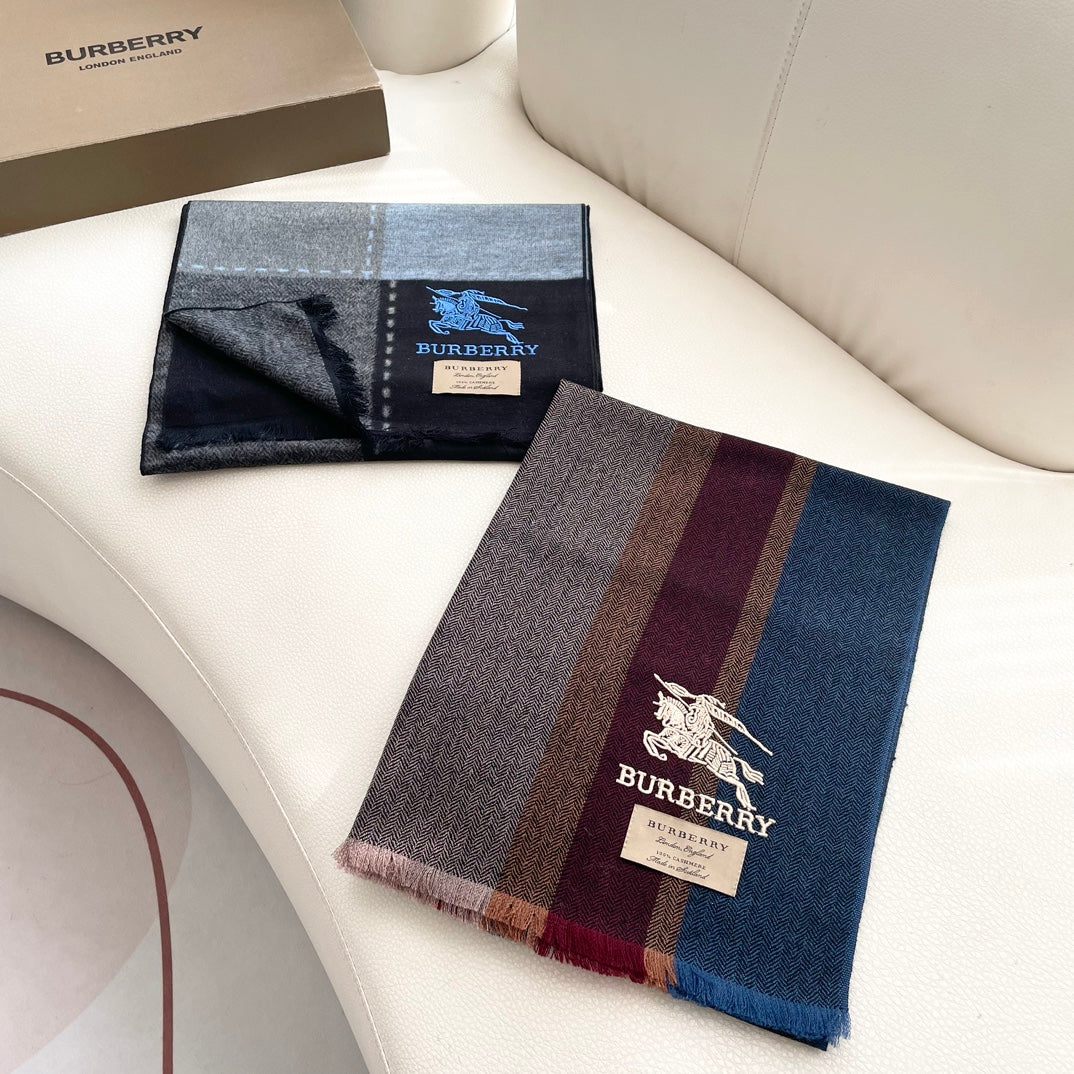 BURBERRY BBR SCARF 180 CM IN CASHMERE 487518