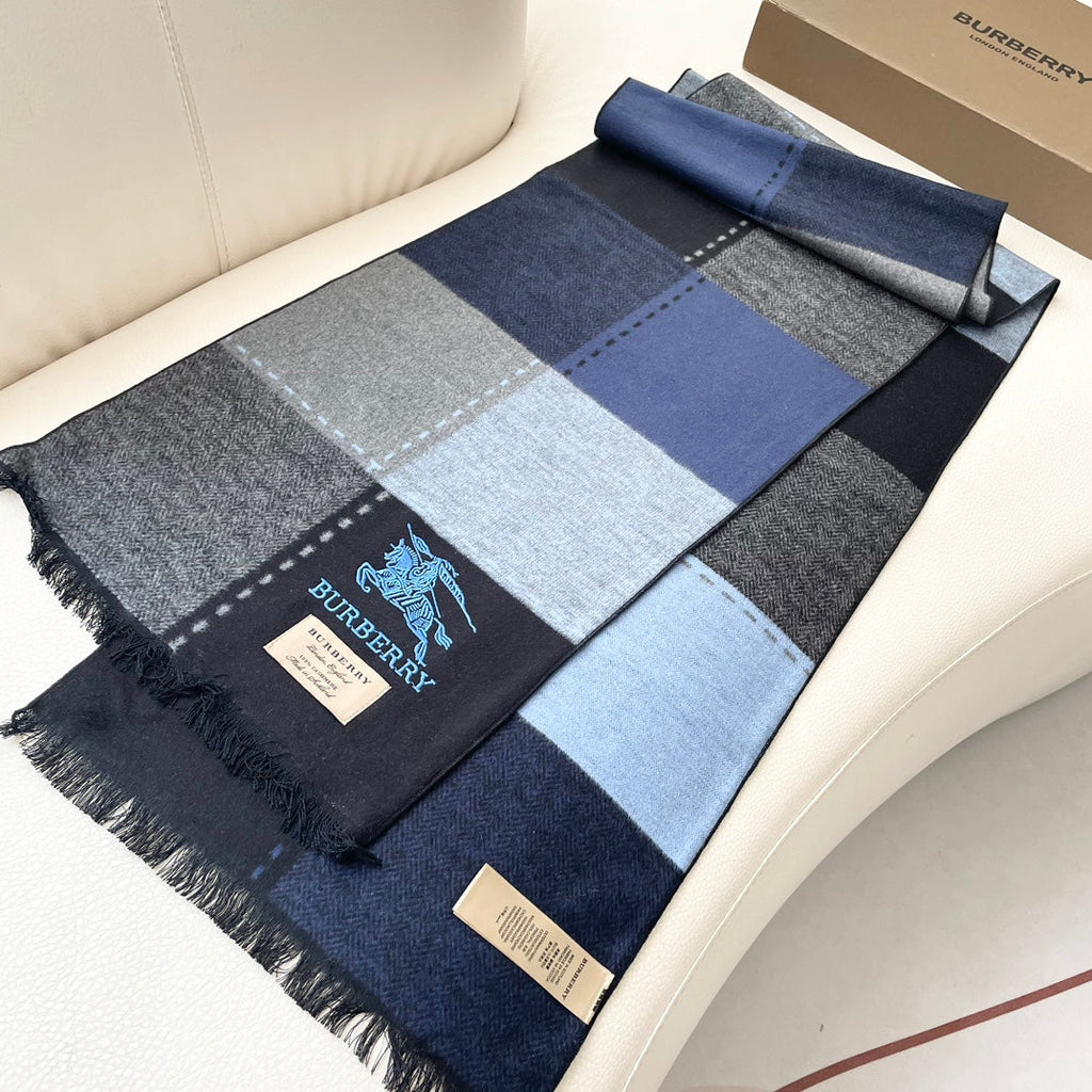 BURBERRY BBR SCARF 180 CM IN CASHMERE 487518